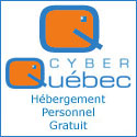 CyberQu&eacute;bec : Le r&eacute;pertoire Web de sites choisis de la francophonie et le seul service d'h&eacute;bergement Web gratuit au Qu&eacute;bec.